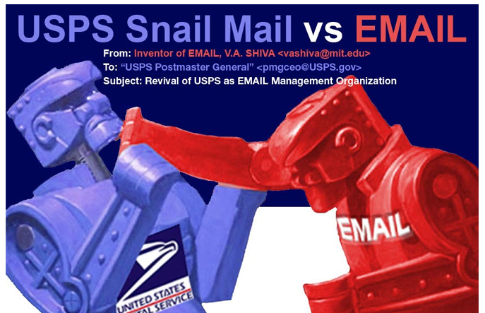 VA Shiva - USPS Snail Mail vs Email