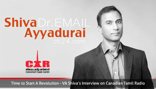 It is Time to Organize a Revolutionary Movement - VA Shiva interviewed on Canadian Tamil Radio