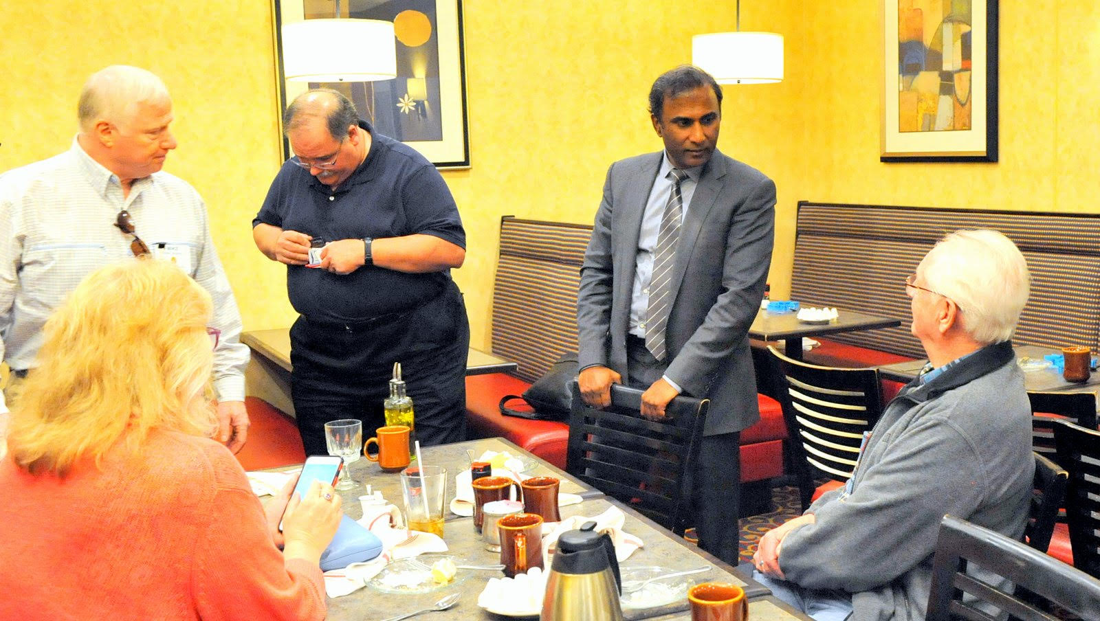 Dr. V.A. Shiva Ayyadurai at the luncheon meeting of Rotary Club of Acton-Boxborough