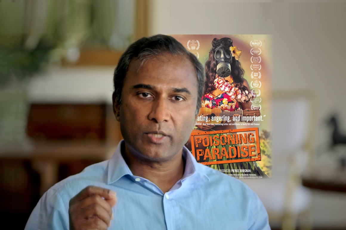 Dr. Shiva Ayyadurai was the featured scientist in award-winning documentary, Poisoning Paradise