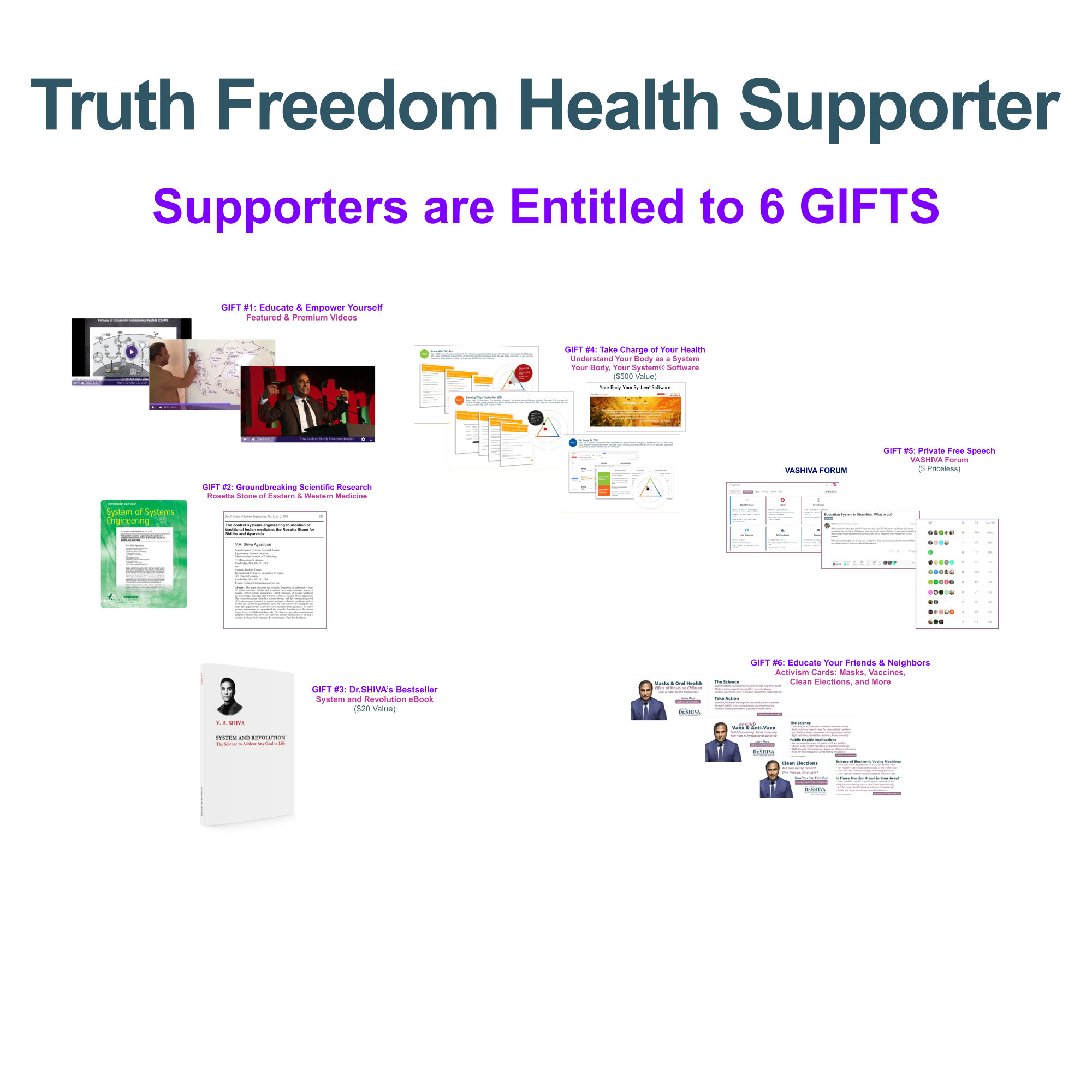 Truth Freedom Health Supporter