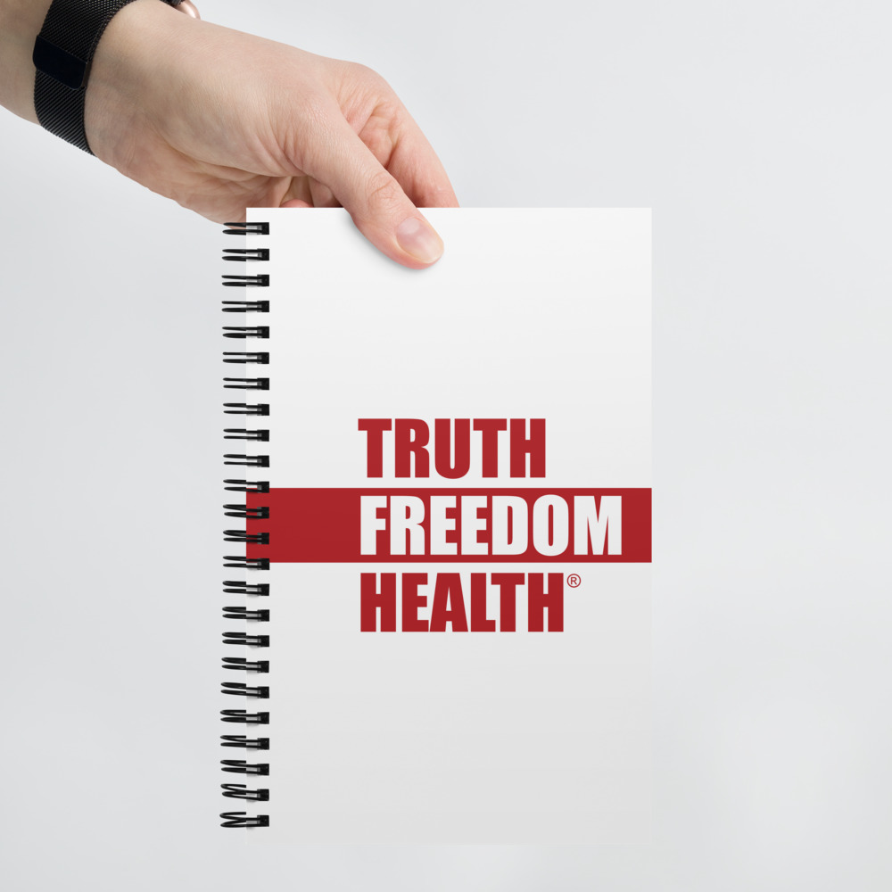 Truth Freedom Health® Spiral notebook