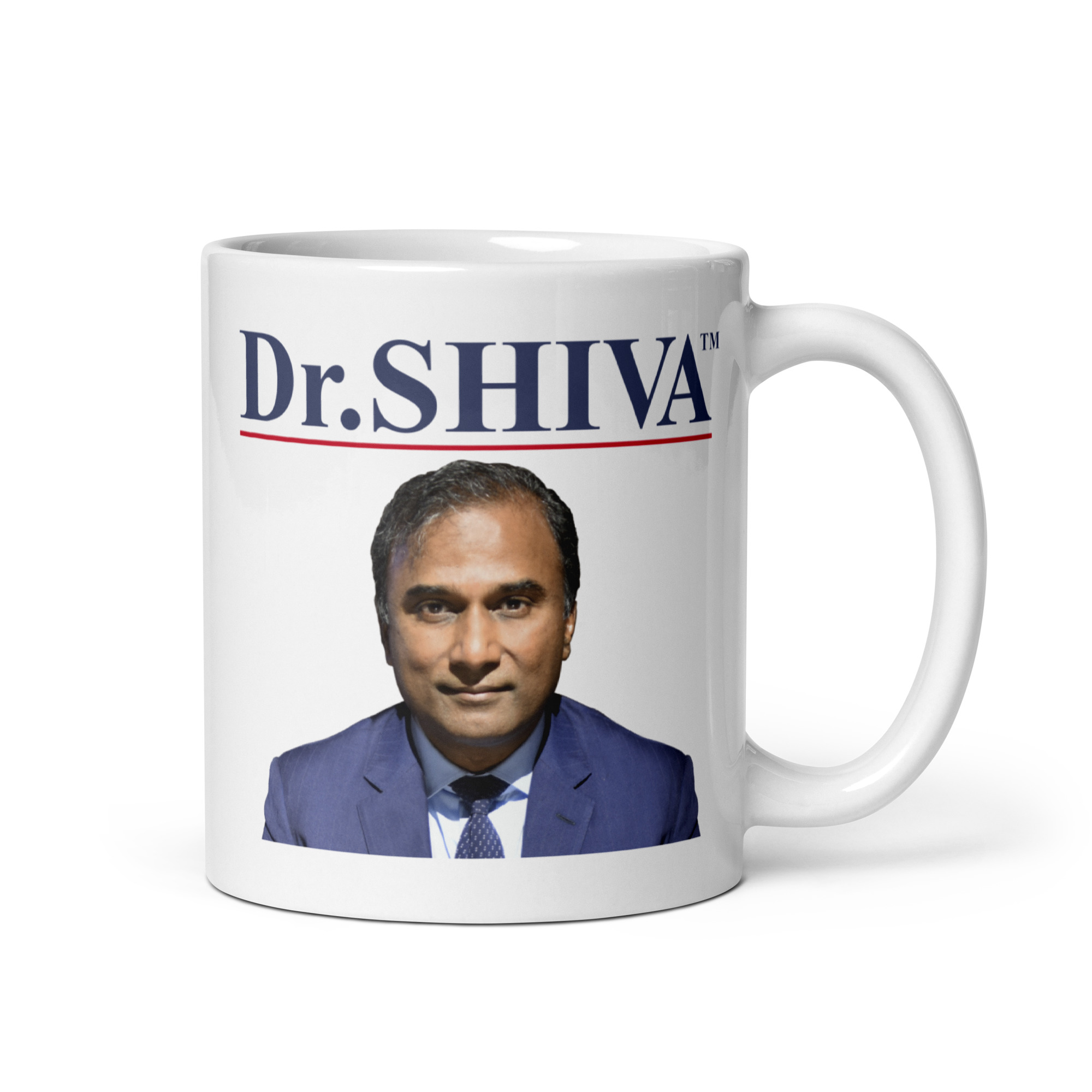 Dr.SHIVA™ White glossy mug