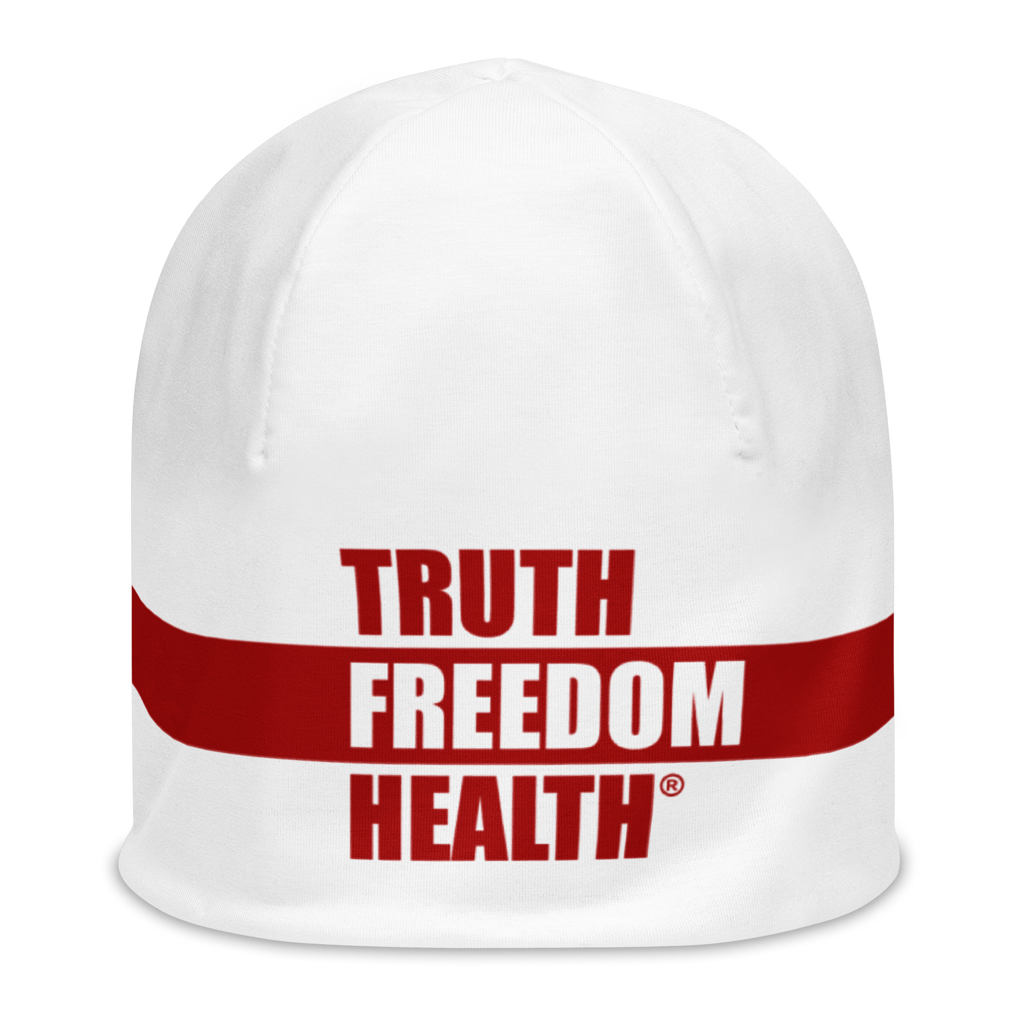 Beanie – White – TRUTH FREEDOM HEALTH®