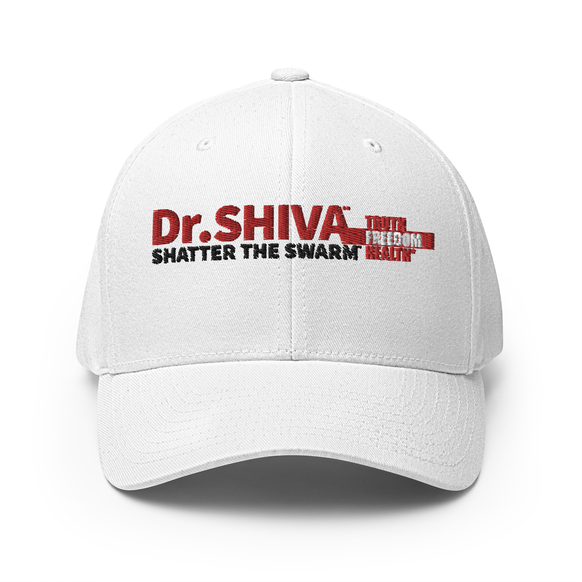 Elastic Cap – White – Dr.SHIVA™ Shatter The Swarm™