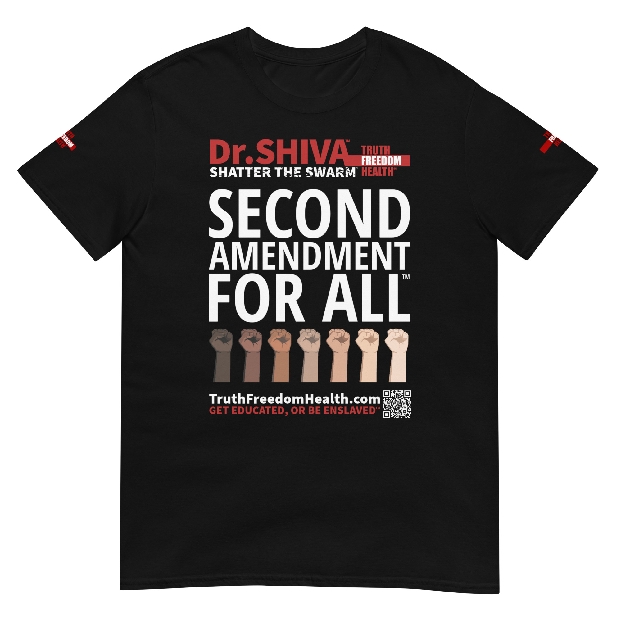 Short-Sleeve Unisex T-Shirt – Black – SECOND AMENDMENT FOR ALL™