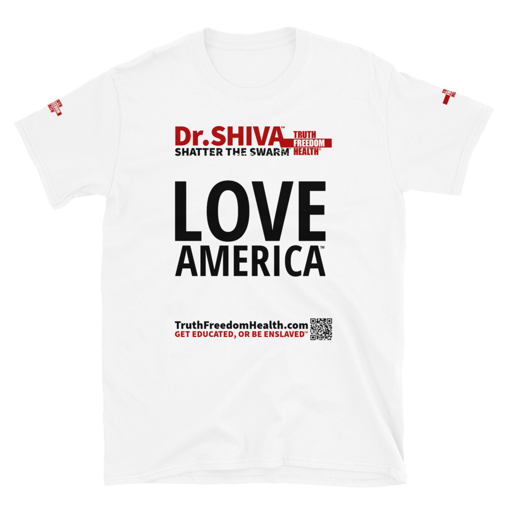 Short-Sleeve Unisex T-Shirt – White – LOVE AMERICA™