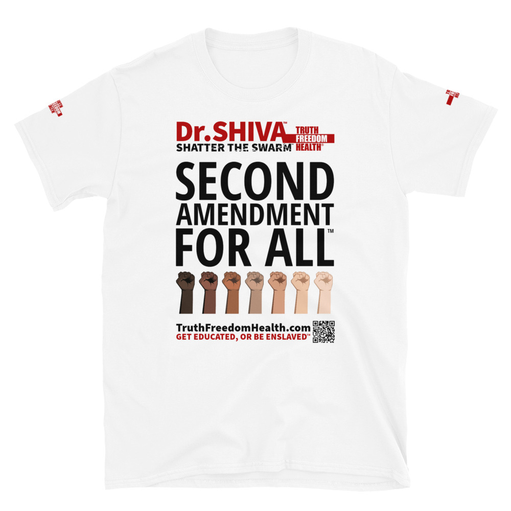 Short-Sleeve Unisex T-Shirt – White – Second Amendment For All™