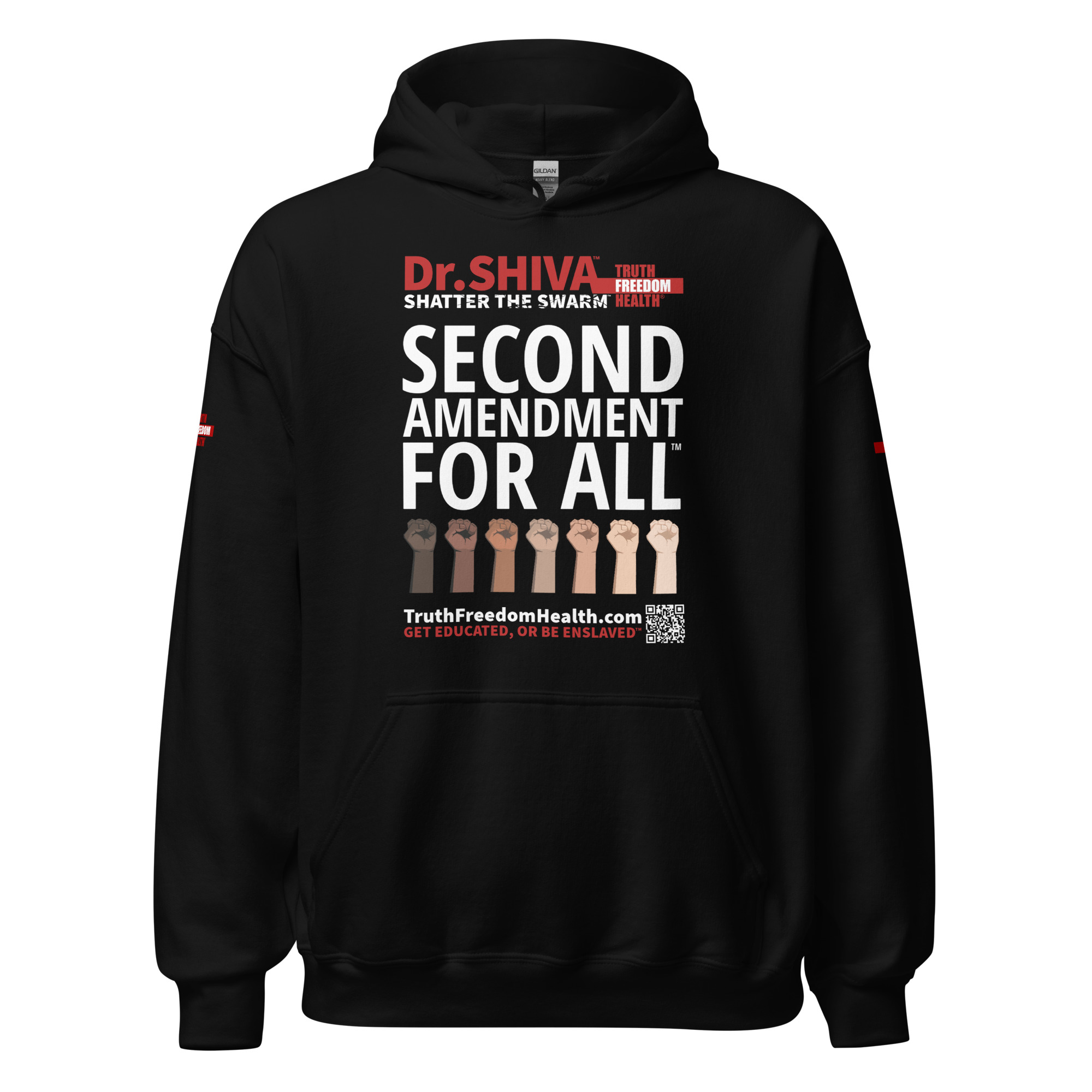 Unisex Hoodie – Black – SECOND AMENDMENT FOR ALL™