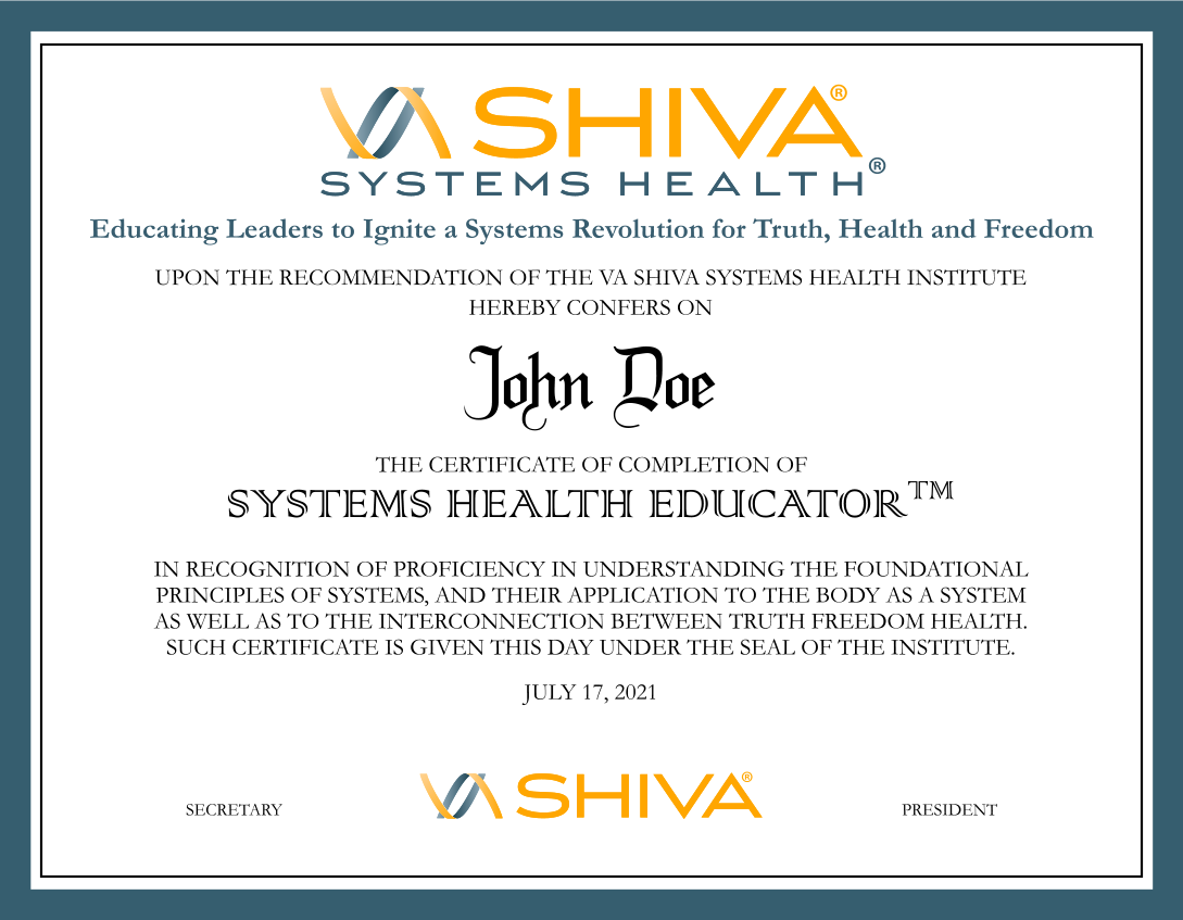 VA SHIVA® Systems Health Educator™
