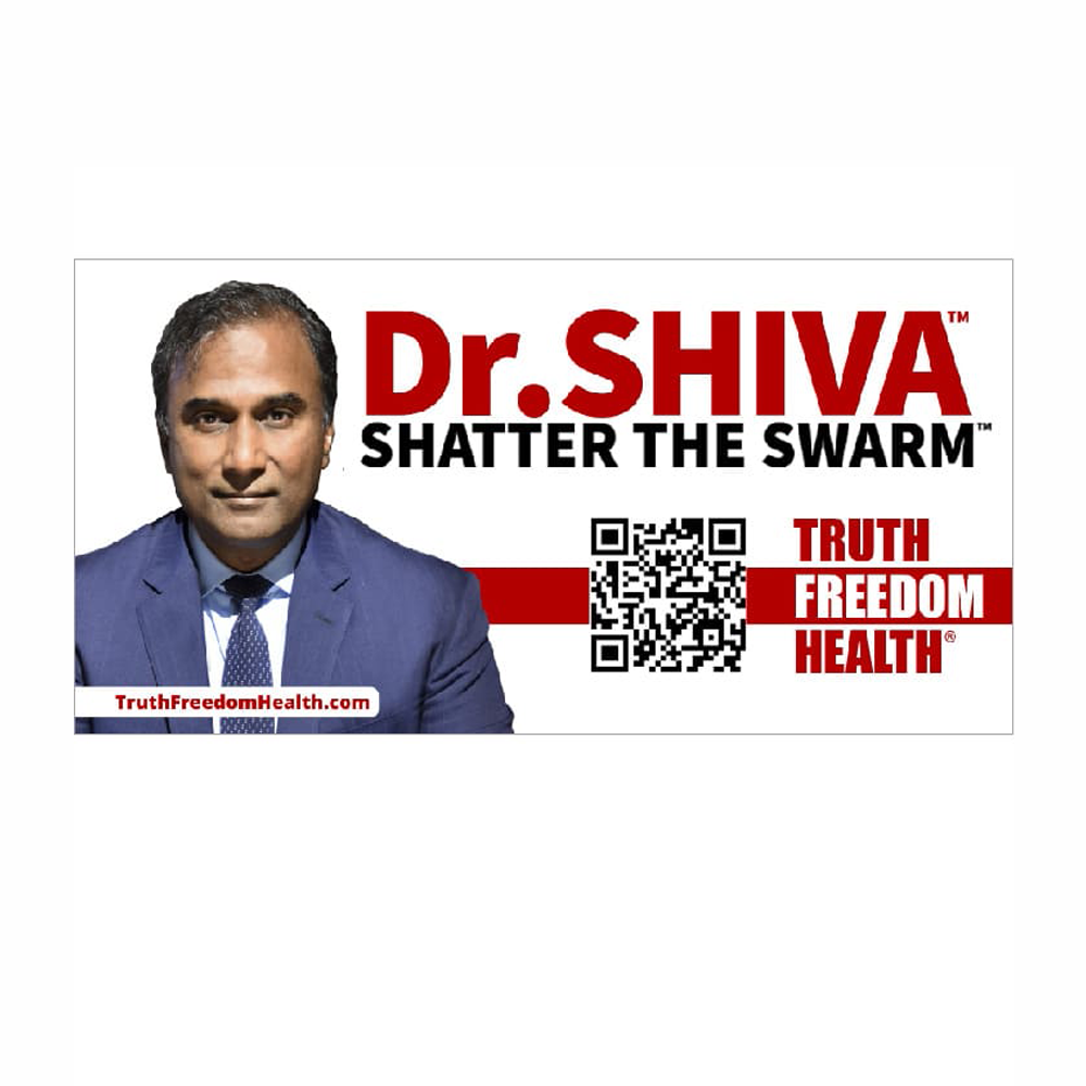 Dr.SHIVA™ Shatter The Swarm™ 2×4″ Sticker Pack (100 Stickers)