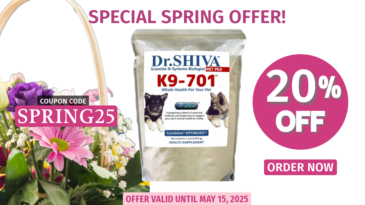 K9-701™ – Whole Health Pet Supplement