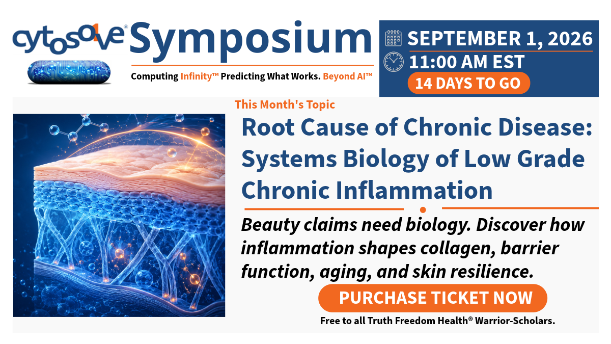 Dr.SHIVA’s CytoSolve® Symposium: Root Cause of Chronic Disease – September – 1, 2026 at 11 AM EST