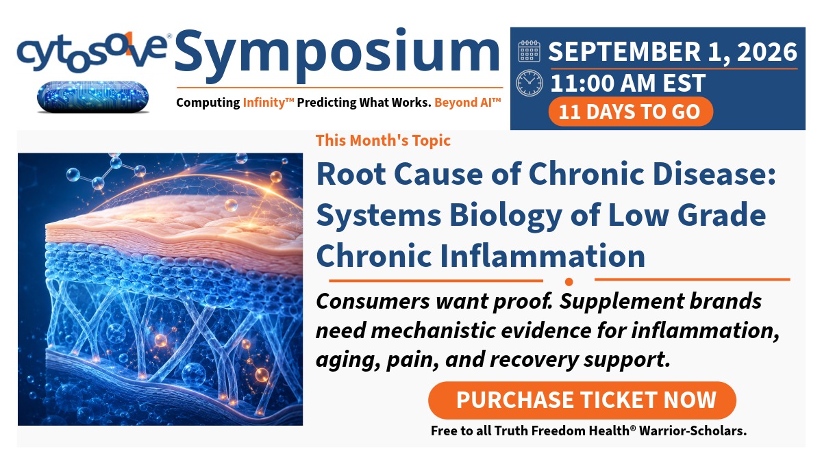 Dr.SHIVA’s CytoSolve® Symposium: Root Cause of Chronic Disease – September – 1, 2026 at 11 AM EST
