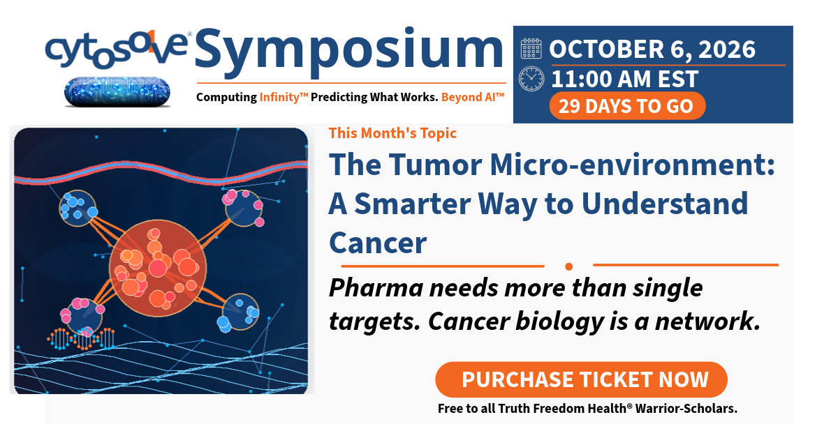 Dr.SHIVA’s CytoSolve® Symposium: The Tumor Microenvironment – October – 6, 2026 at 11 AM EST